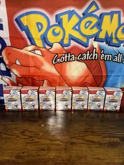 Pokemon TCG Prismatic Evolutions Booster Bundle Box Collector's 2025 Lot of 7 - Image 1