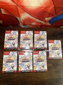 Pokemon TCG Prismatic Evolutions Booster Bundle Box Collector's 2025 Lot of 7 - Image 2