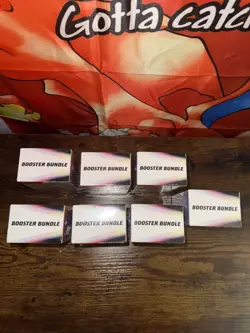 Pokemon TCG Prismatic Evolutions Booster Bundle Box Collector's 2025 Lot of 7 - Image 4