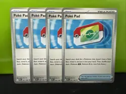 4x Poke Pad - 081/088 - ME03: Perfect Order (ME03) Pokemon Playset x4 - Image 1