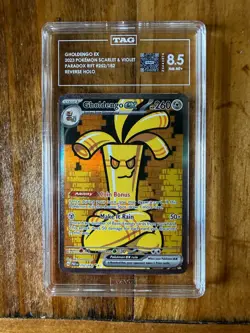 POKEMON TCG - PARADOX RIFT - GHOLDENGO EX 252/182 - TAG 8.5 - Image 1