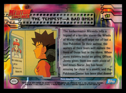 NM - Topps Pokemon The Tempest–A Bad Omen #15 The First Movie (Blue Logo) - Image 2