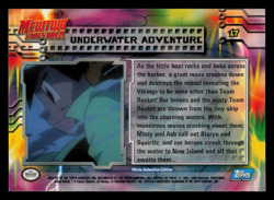 NM - Topps Pokemon Underwater Adventure #17 The First Movie (Blue Logo) - Image 2