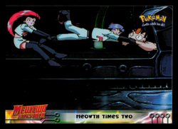 NM - Topps Pokemon Meowth Times Two #23 The First Movie (Blue Logo) - Image 1