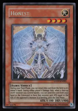 Honest (Ghost Rare) LODT-EN001 Ghost Rare TWED YU-GI-OH - Image 1