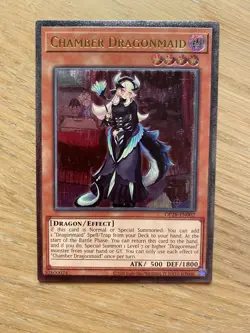 OP28-EN002 Chamber Dragonmaid Ultimate Rare Yugioh - Image 1