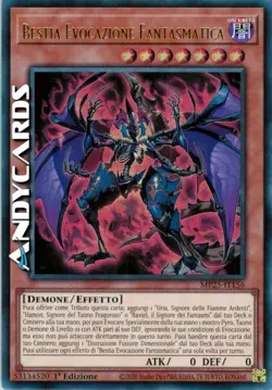 BESTIA EVOCAZIONE FANTASMATICA • Ultra R SP • MP25 IT156 • 1Ed • Yugioh! - Image 1