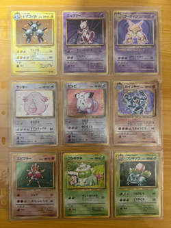 Pokemon Card Complete Base Set 102 Card Collection 1996 ALL SWIRLS Japanese. - Image 4