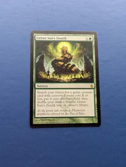 MTG Green Sun's Zenith: Mirrodin Besieged #81 – EX - Image 1