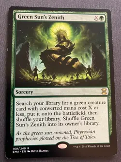 MTG Green Sun's Zenith {Eternal Masters} - LP - Image 1