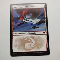 Snow-Covered Mountain (282) - Kaldheim (KHM) MTG Magic the Gathering - NM+ - Image 1