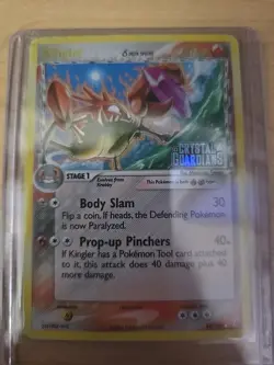 Kingler Delta Reverse Holo Stamp 22/100 Pokemon TCG EX Crystal Guardians - Image 1