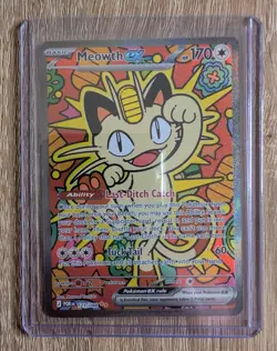 Meowth Ex - 121/088 - ME03: Perfect Order Special Illustration Rare NM Pokemon - Image 1