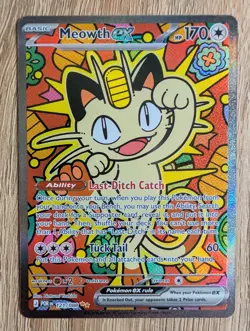 Meowth Ex - 121/088 - ME03: Perfect Order Special Illustration Rare NM Pokemon - Image 2