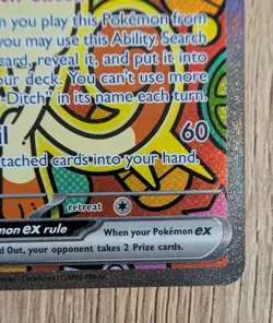 Meowth Ex - 121/088 - ME03: Perfect Order Special Illustration Rare NM Pokemon - Image 5