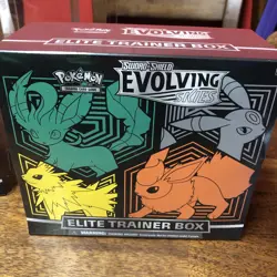 Pokemon TCG Evolving Skies ETB 2x Set w/ Acrylic cases - Image 4