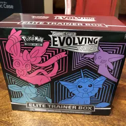 Pokemon TCG Evolving Skies ETB 2x Set w/ Acrylic cases - Image 5