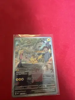 Pokemon TCG Pikachu IR 173/165 Sv: Scarlet & Violet 151 Illustration Rare Holo - Image 1