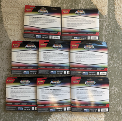 Pokemon TCG Prismatic Evolutions Tech Sticker Collection 3-Pack SEALED -Lot of 8 - Image 2
