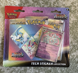 Pokemon TCG Prismatic Evolutions Tech Sticker Collection 3-Pack SEALED -Lot of 8 - Image 5