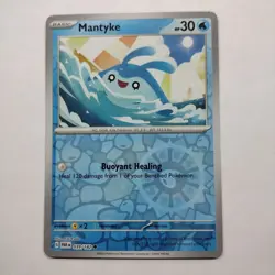 Mantyke 39/182 Reverse Holo | Paradox Rift | Pokemon - Same Day Shipping! - Image 1
