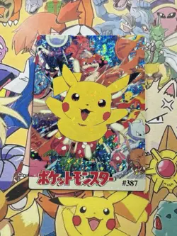 Pokemon Charizard Vintage Pocket Monsters Vending HOLO Prism Sticker 98 Nintendo - Image 1