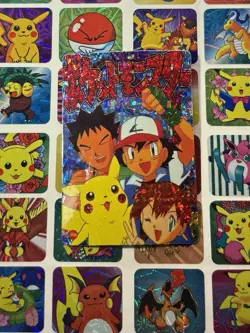 Pokemon Charizard Vintage Pocket Monsters Vending HOLO Prism Sticker 99 Nintendo - Image 2