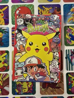 Pokemon Charizard Vintage Pocket Monsters Vending HOLO Prism Sticker 99 Nintendo - Image 4