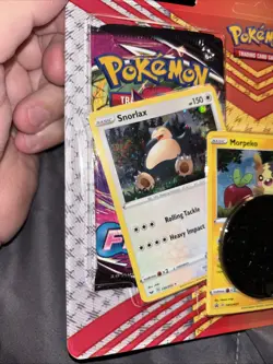 MORPEKO SNORLAX APPLIN Pokemon Promo 2 Pack Blister,coin SEALED FUSION+CHILLING - Image 3
