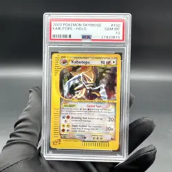 2003 Pokemon Skyridge Kabutops-Holo Crystal #150 PSA 10 - Image 1