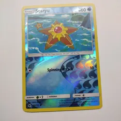 Staryu 15/111 Sun & Moon Crimson Invasion Pokemon Reverse Holo NM - Image 1