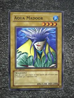 CARTE YU-GI-OH! AQUA MADOOR 1ST DDP-F008 NEUF/MINT - Image 1