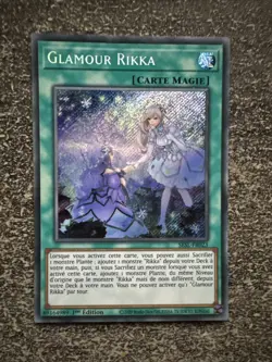 CARTE YU-GI-OH! GLAMOUR RIKKA SESL-FR023 NEUF/MINT - Image 1