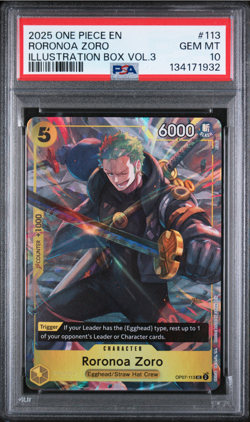 LUFFY & ZORO PSA 10 PAIR 2025 ONE PIECE PROMOS ILLUSTRATION BOX VOL. 3 - Image 3