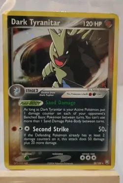 Dark Tyranitar 20/109 (Team Rocket Returns) Cosmos Holo Vintage Pokemon Card HP - Image 1
