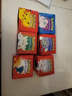 Pokemon 23K Gold Plated Cards FULL Set of 6 Burger King - Image 1