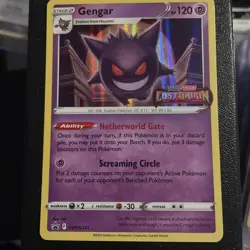 Pokemon TCG Gengar SWSH241 Black Star Promo Lost Origin Holo Card - Image 1