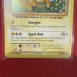 Raichu Holo (36/108) XY Evolutions Pokemon Card - NM - Image 3