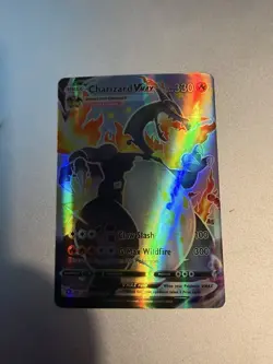 Pokemon Charizard VMAX SV107/SV122 Shining Fates Full Art Holo Shiny Rare Card - Image 1