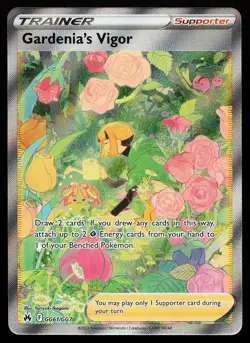 Gardenia's Vigor GG61/GG70 Ultra Rare Crown Zenith Pokemon Card - Image 1