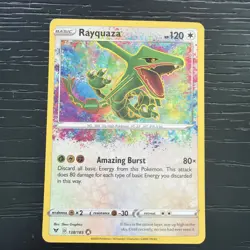 💥Pokemon Card Rayquaza 138/185 Amazing Rare Vivid Voltage NM/M Holo💥 - Image 1