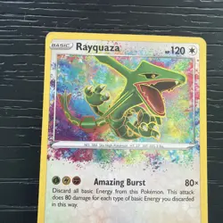 💥Pokemon Card Rayquaza 138/185 Amazing Rare Vivid Voltage NM/M Holo💥 - Image 2