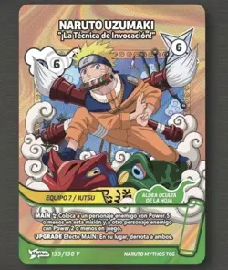 Naruto Uzumaki 133/130 Mythos 1st Edition TCG Promo Card ES + 2 Cards Manga - Image 2