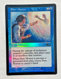 1 x Slow Motion Foil Urza's Legacy MTG Magic the Gathering NM - Image 1