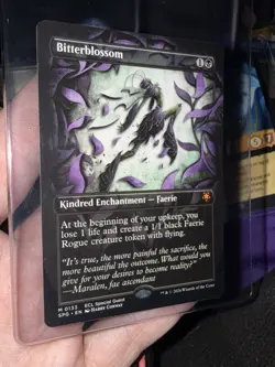 Bitterblossom (Borderless) Special Guests Regular 133 MTG Magic The Gathering - Image 1