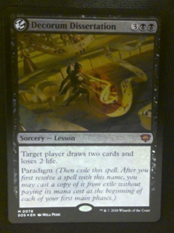 Decorum Dissertation FOIL - MTG: Secrets of Strixhaven SOS M0078 [FOIL] - Image 1