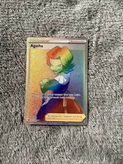 Agatha (Rainbow Rare) - 210/198 Pokemon TCG Ultra Rare Chilling Reign - Image 1