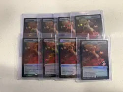 MTG Year of the Horse 2026 Treasure Token Lot X8 NM EN FOIL Promo - Image 1