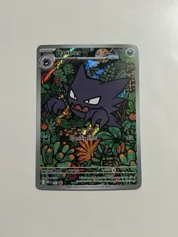 Pokemon TCG: Mega Evolution: Haunter (027) Black Star Promo Card (NM) - Image 1