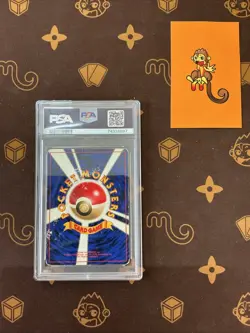 1996 POKEMON BASE SET JAPANESE NO RARITY SYMBOL #4 CHARMANDER PSA 1 - Image 2